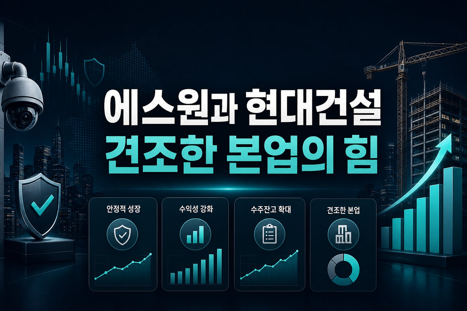 에스원과 현대건설, 견조한 본업의 힘