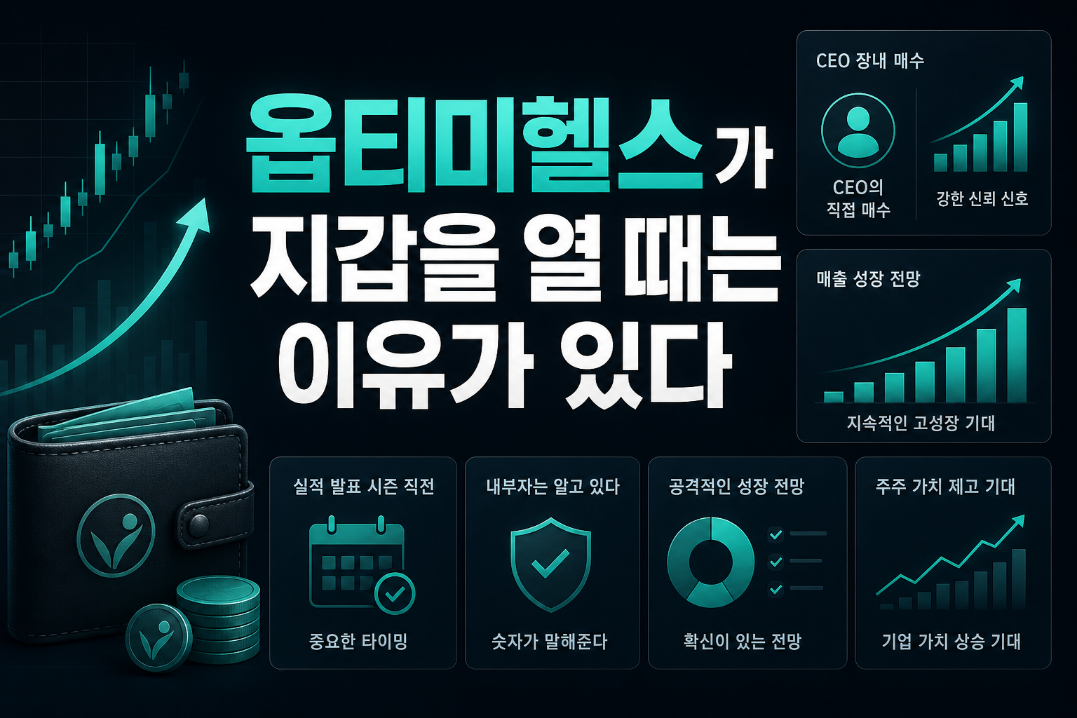 옵티미헬스, CEO가 지갑을 열 때는 이유가 있다