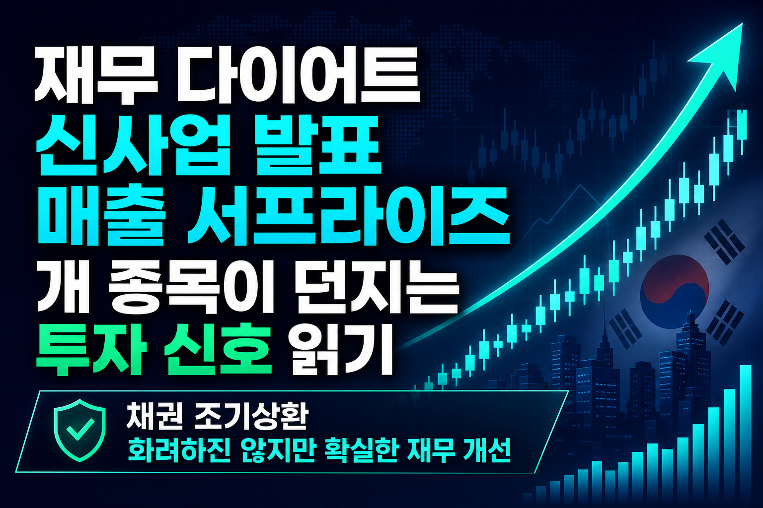 재무 다이어트, 신사업 발표, 매출 서프라이즈… 5개 종목이 던지는 투자 신호 읽기