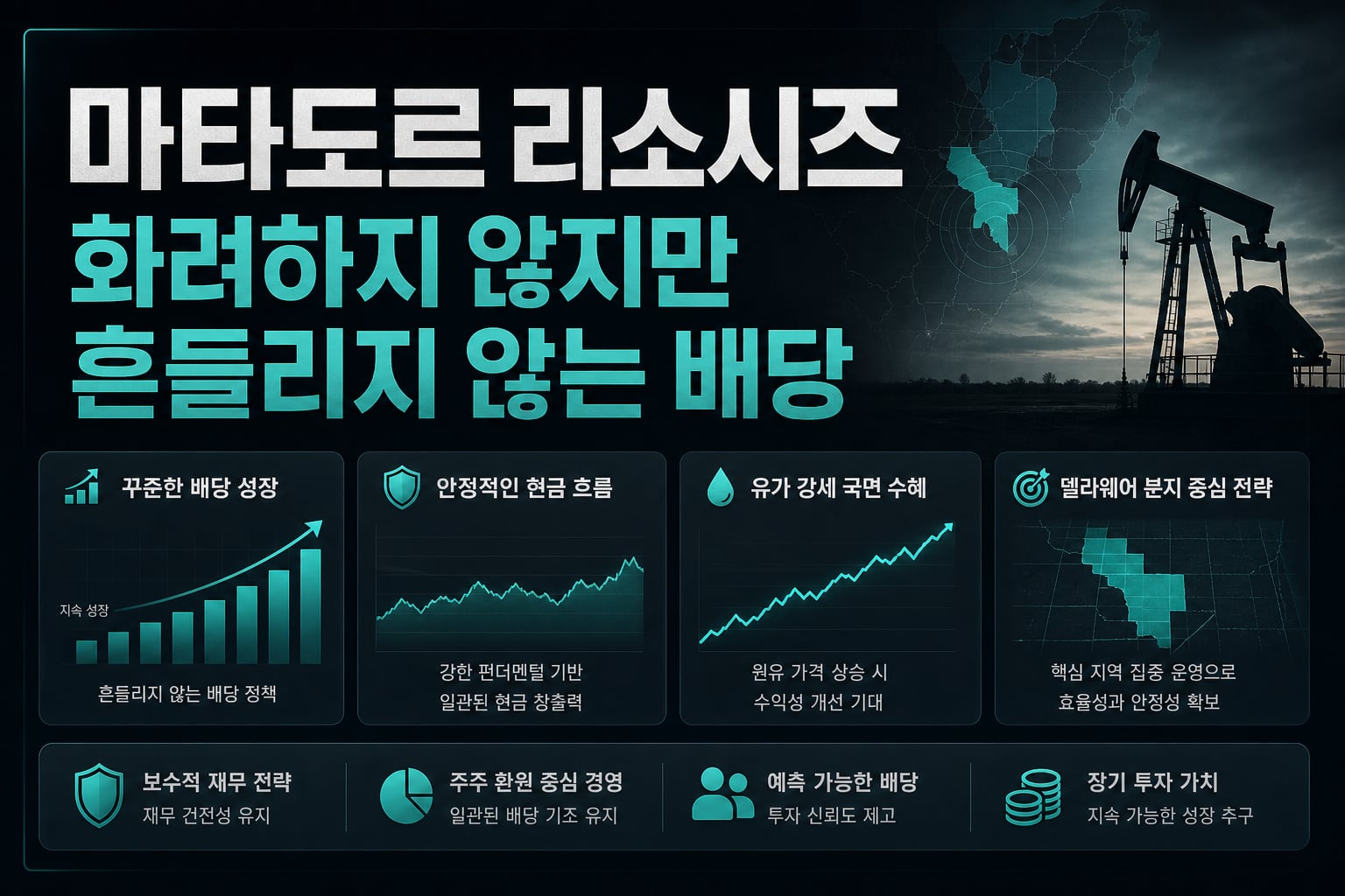 마타도르 리소시즈, 화려하지 않지만 흔들리지 않는 배당