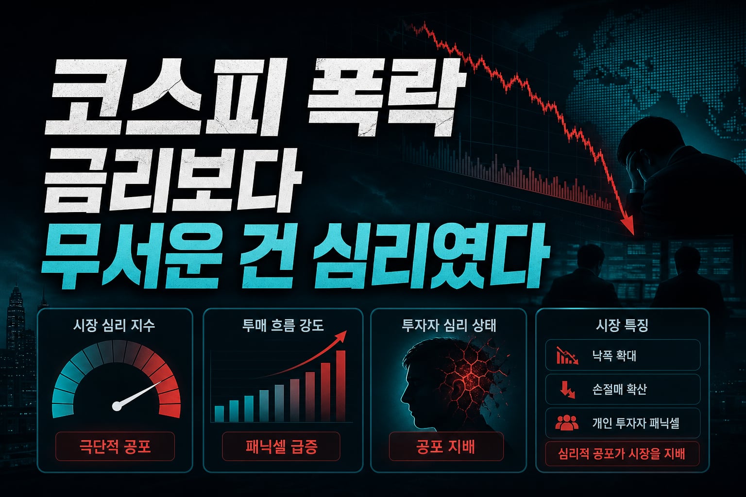 코스피 폭락, 금리보다 무서운 건 심리였다