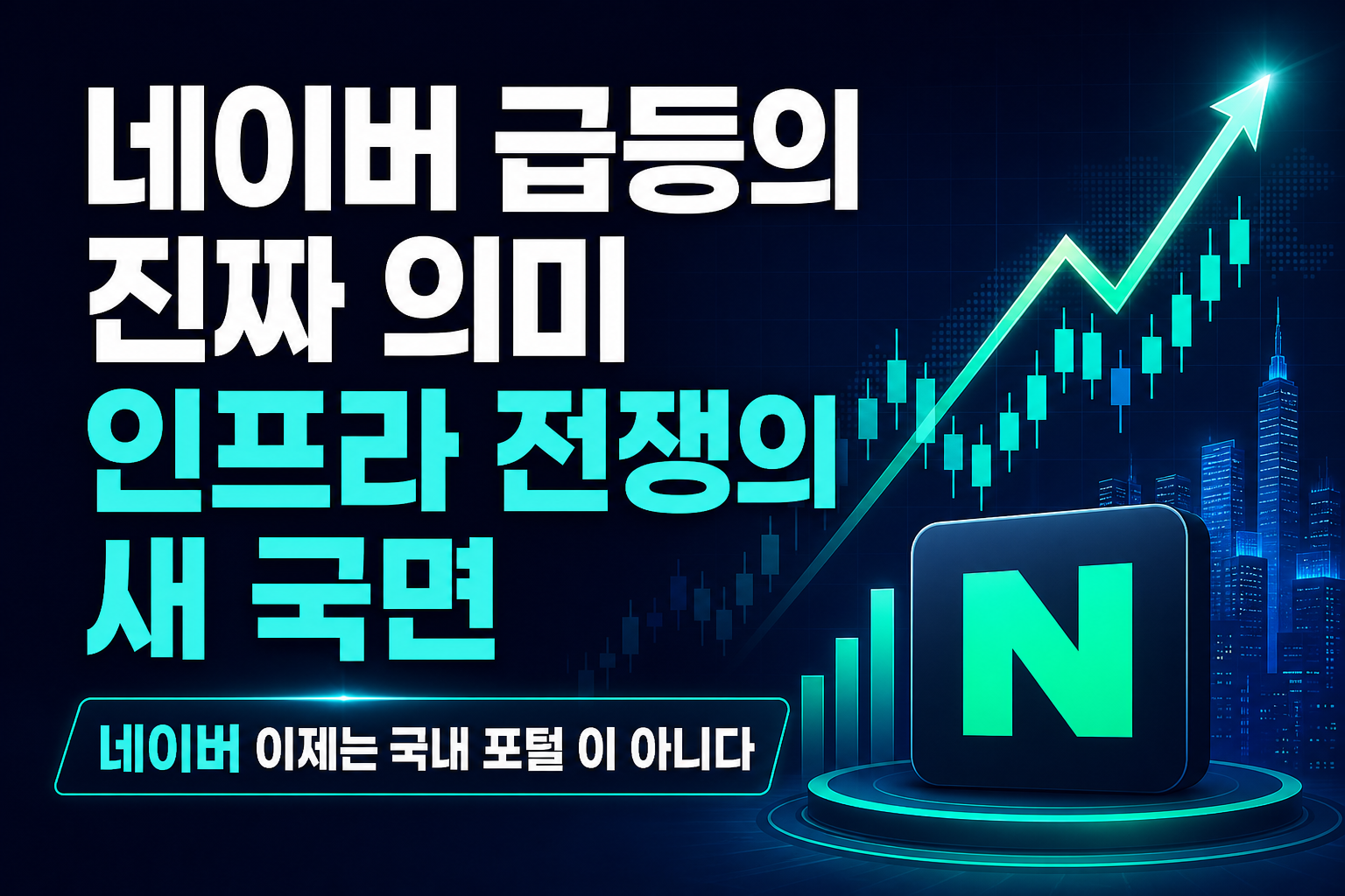 네이버 20% 급등의 진짜 의미, AI 인프라 전쟁의 새 국면