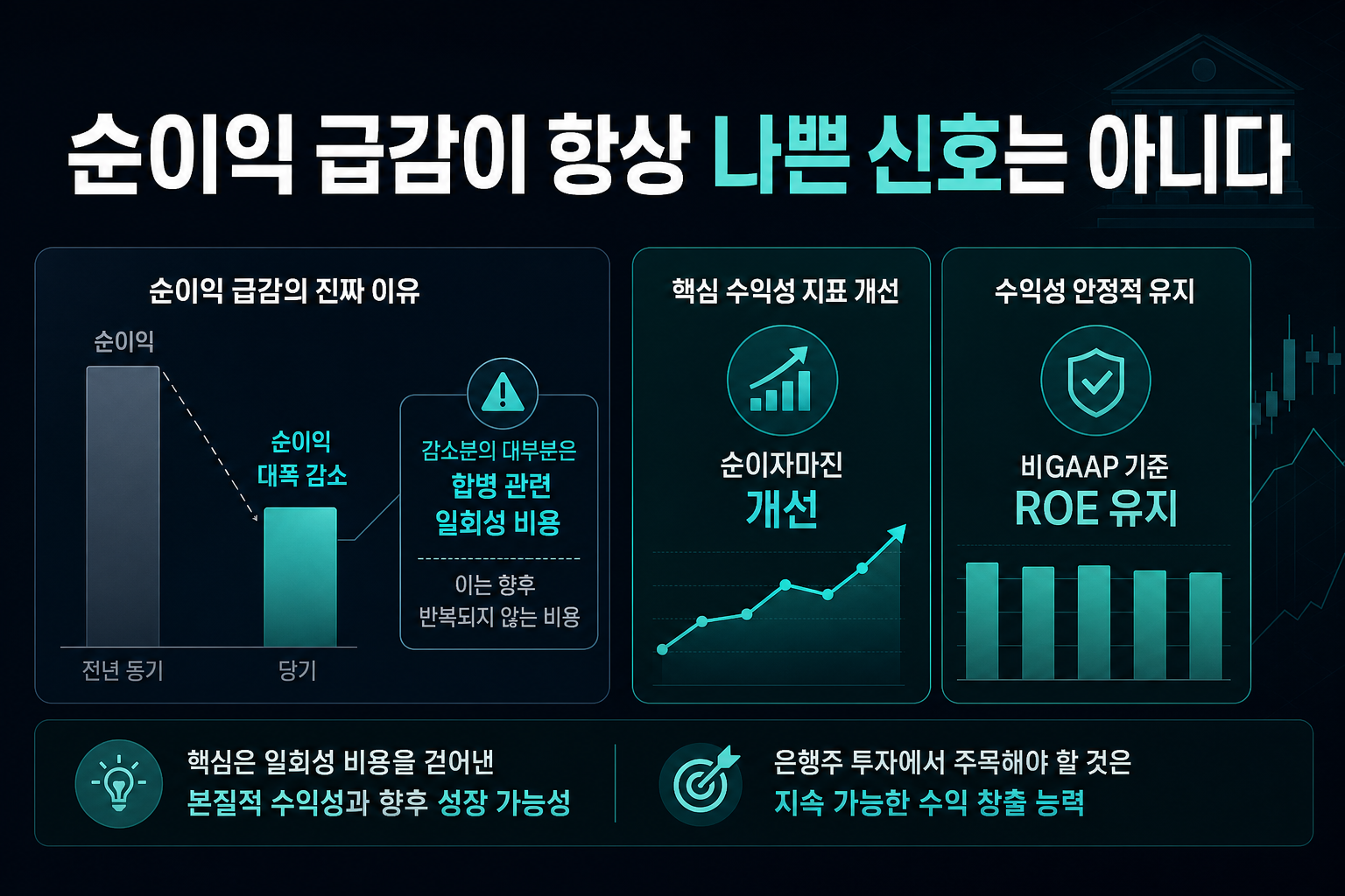 순이익 급감이 항상 나쁜 신호는 아니다