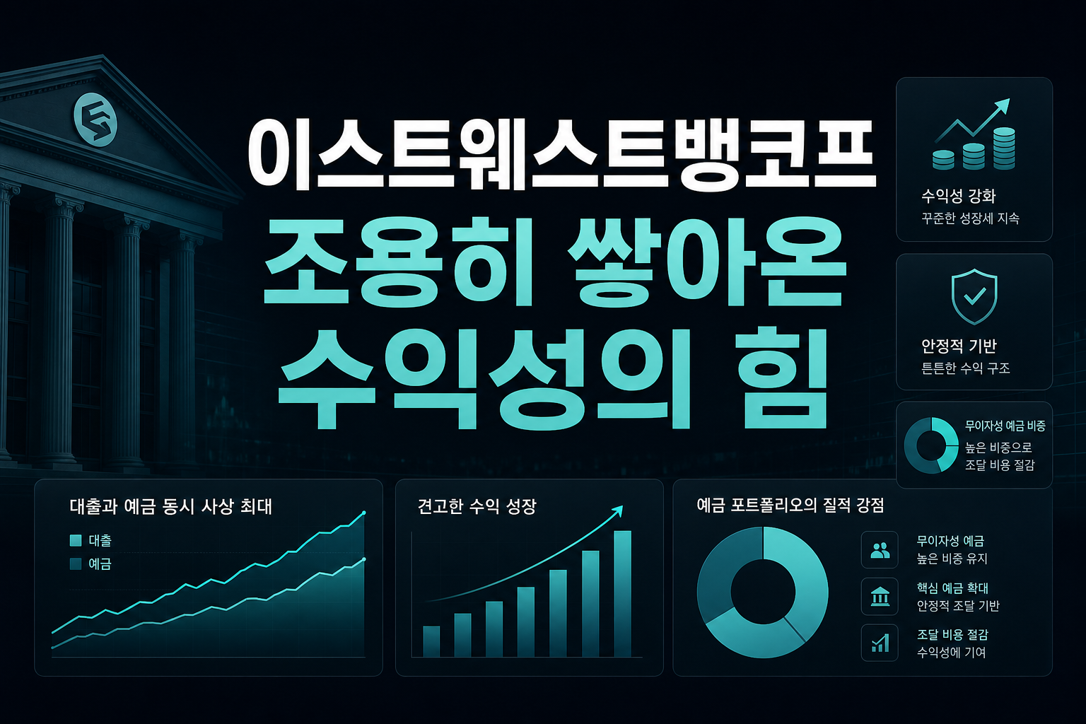 이스트웨스트뱅코프, 조용히 쌓아온 수익성의 힘