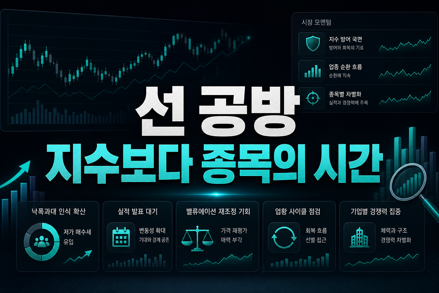 6000선 공방, 지수보다 종목의 시간