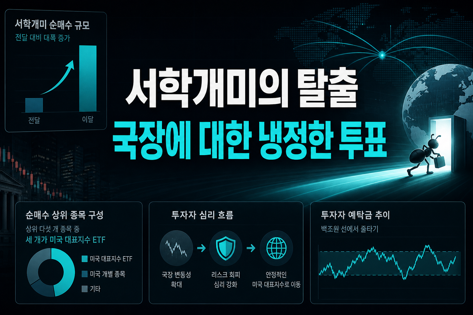 서학개미의 탈출, 국장에 대한 냉정한 투표