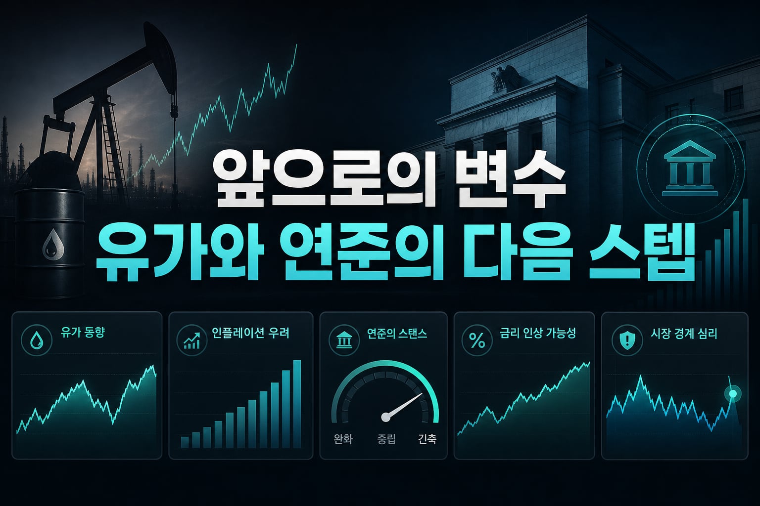 앞으로의 변수, 유가와 연준의 다음 스텝