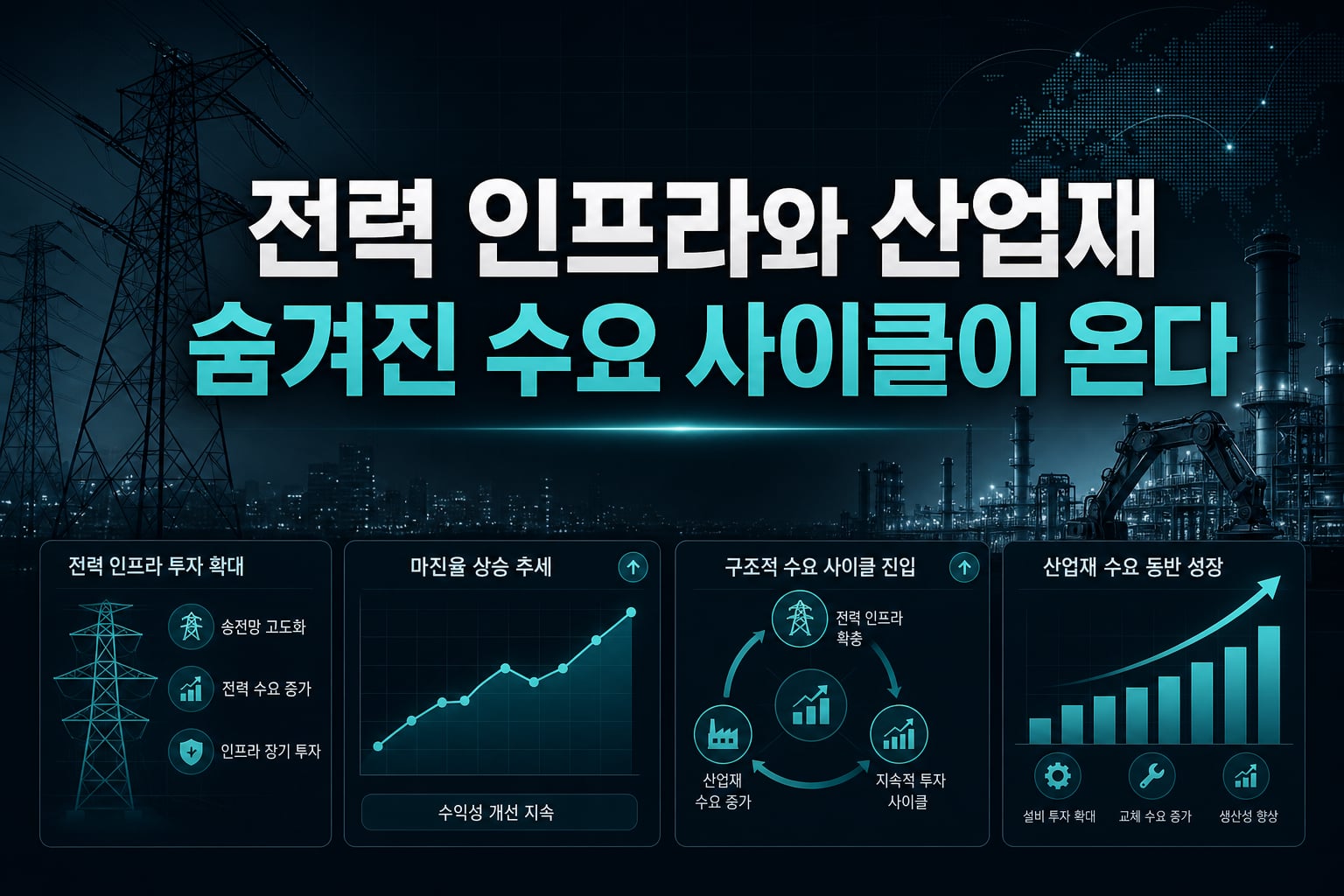 전력 인프라와 산업재, 숨겨진 수요 사이클이 온다