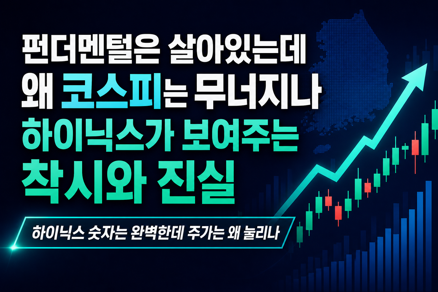 펀더멘털은 살아있는데 왜 코스피는 무너지나 - SK하이닉스가 보여주는 착시와 진실