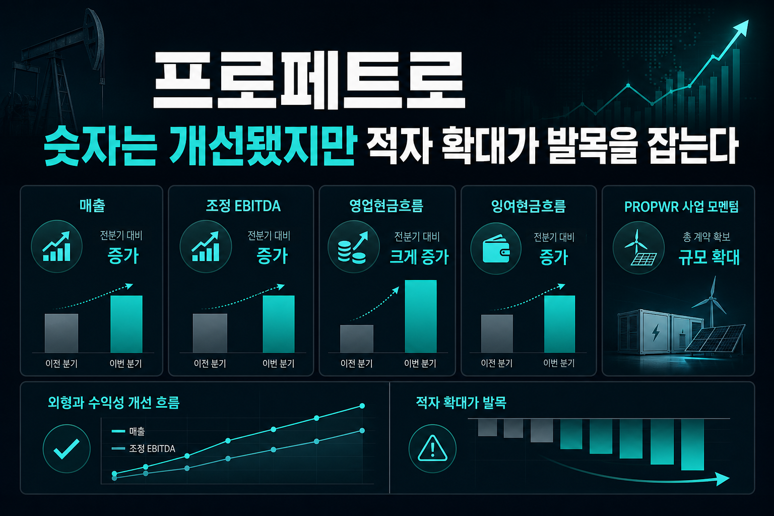 프로페트로, 숫자는 개선됐지만 적자 확대가 발목을 잡는다