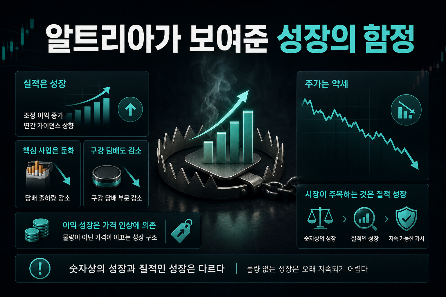 알트리아가 보여준 성장의 함정