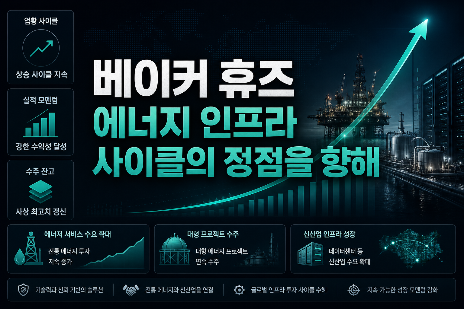 베이커 휴즈, 에너지 인프라 사이클의 정점을 향해