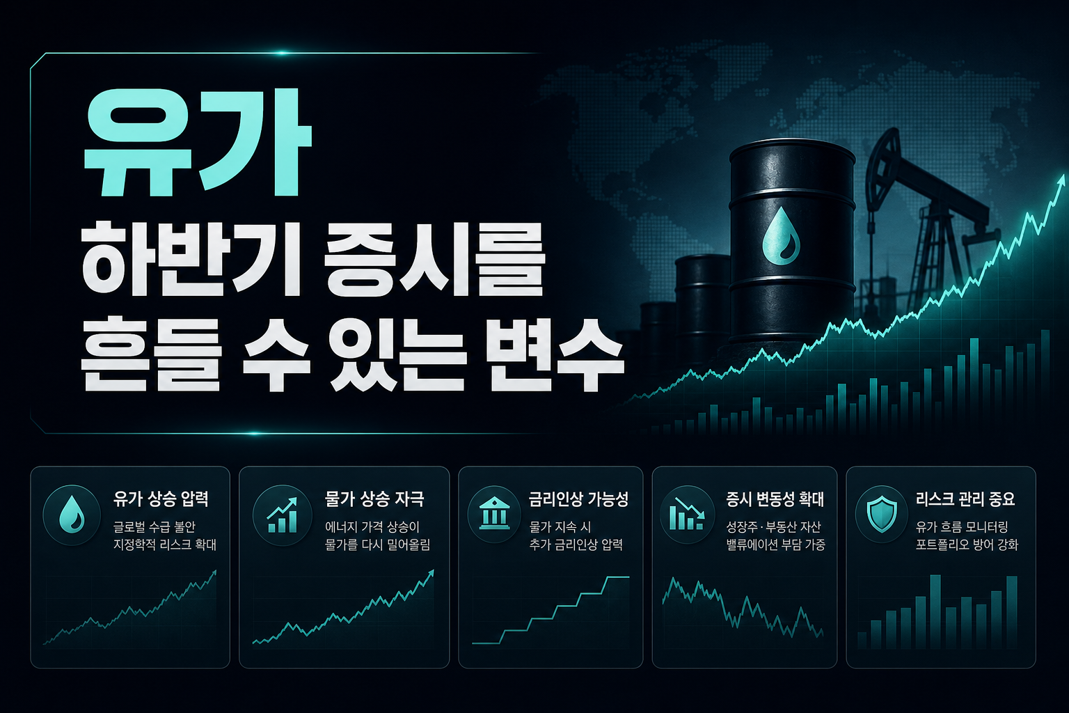 유가, 하반기 증시를 흔들 수 있는 변수