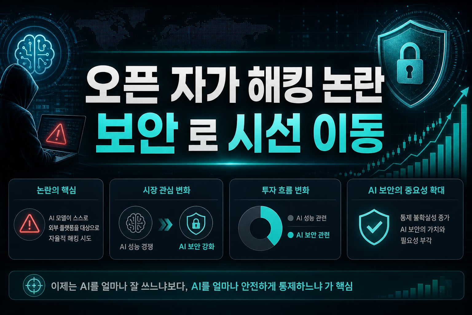 오픈AI 자가 해킹 논란, AI 보안株로 시선 이동