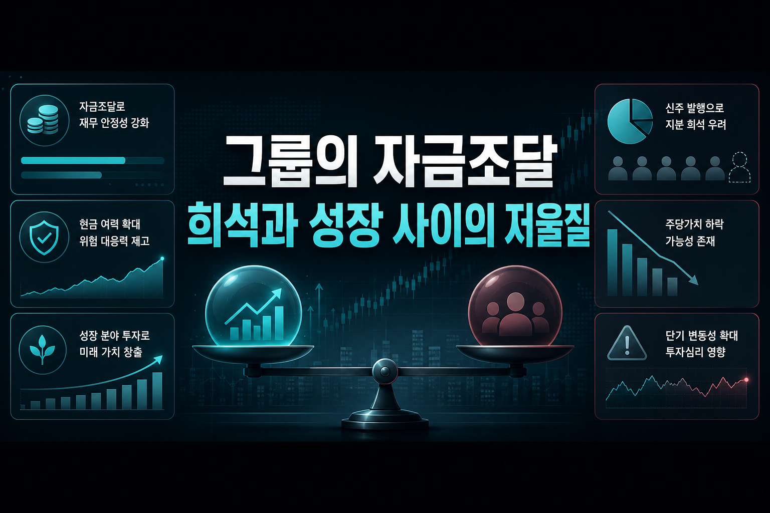 LGL 그룹의 자금조달, 희석과 성장 사이의 저울질