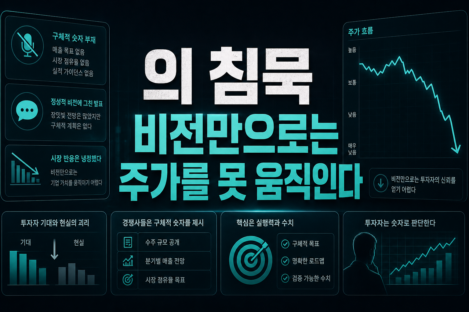AMD의 침묵, 비전만으로는 주가를 못 움직인다