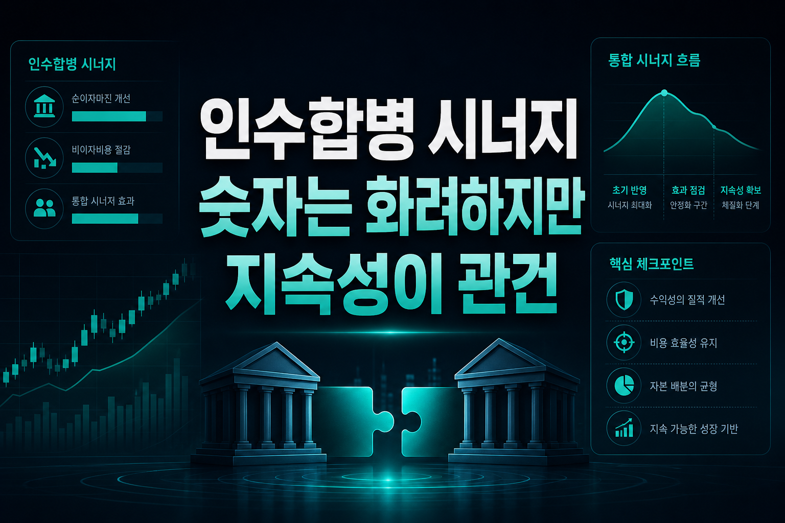 인수합병 시너지, 숫자는 화려하지만 지속성이 관건