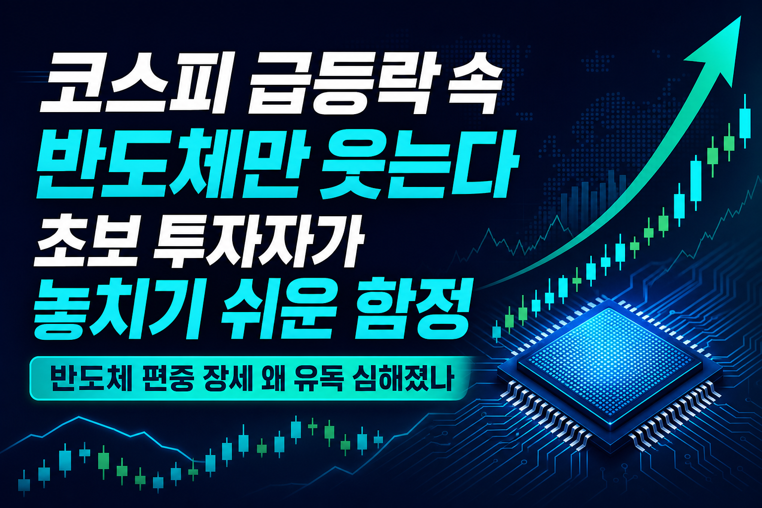 코스피 급등락 속 반도체만 웃는다, 초보 투자자가 놓치기 쉬운 함정