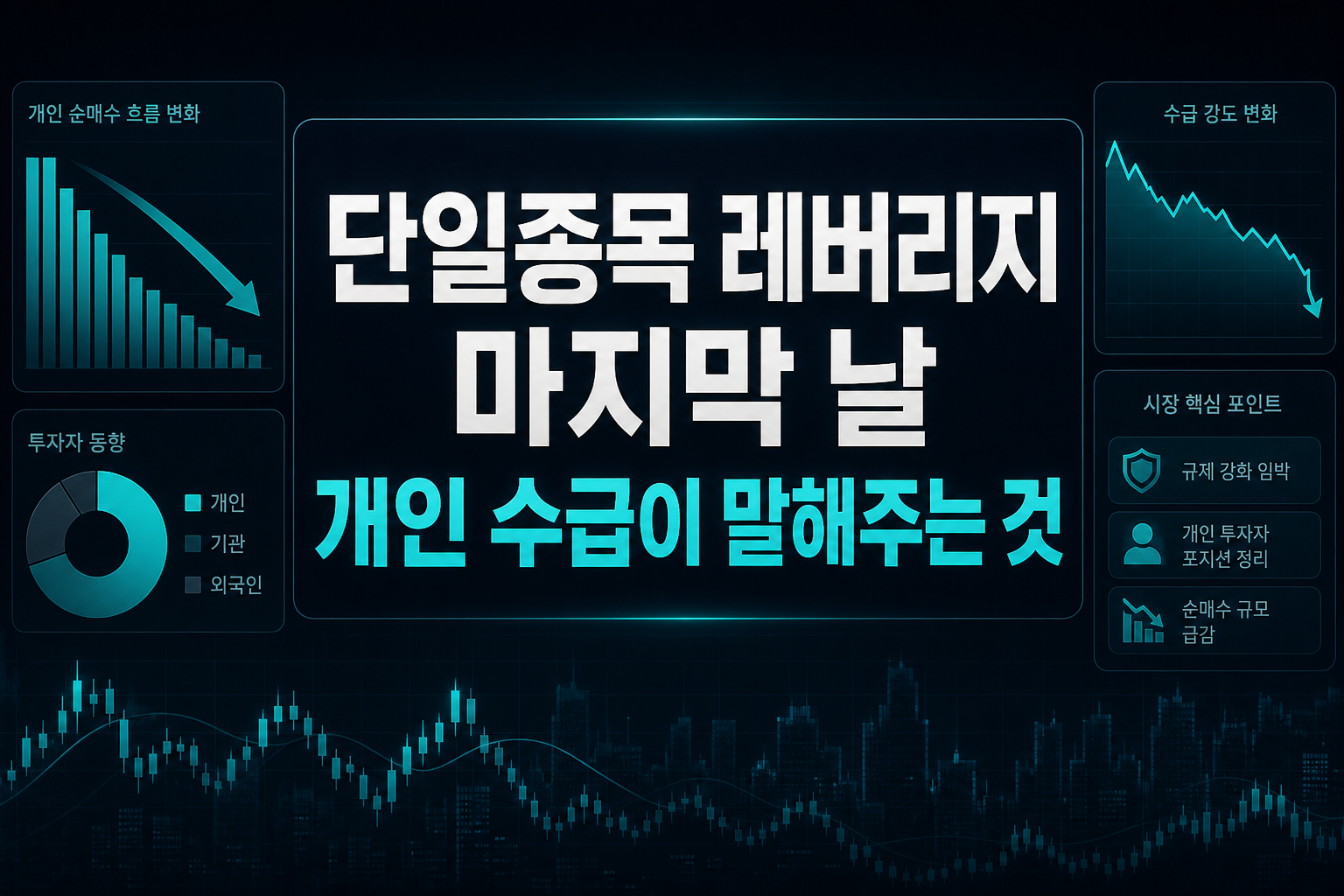 단일종목 레버리지 마지막 날, 개인 수급이 말해주는 것