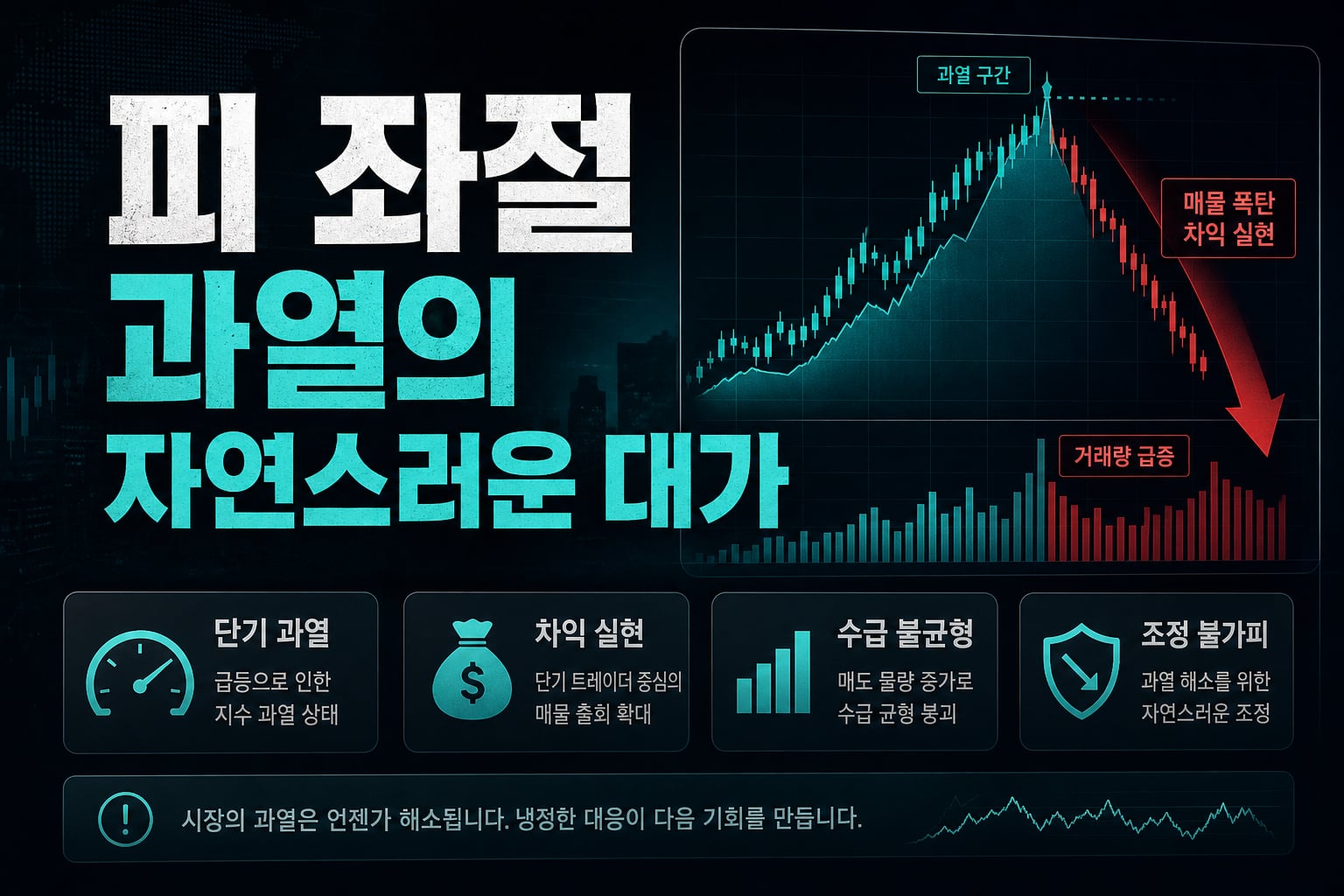 7000피 좌절, 과열의 자연스러운 대가