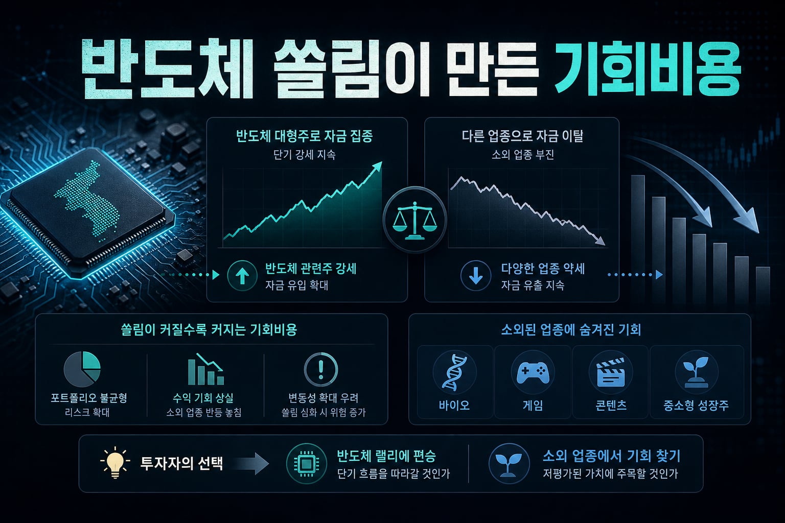 반도체 쏠림이 만든 기회비용