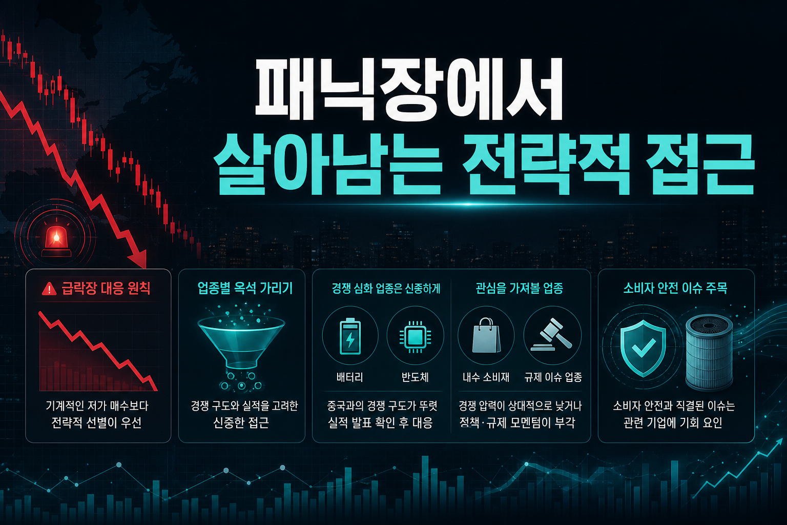 패닉장에서 살아남는 전략적 접근