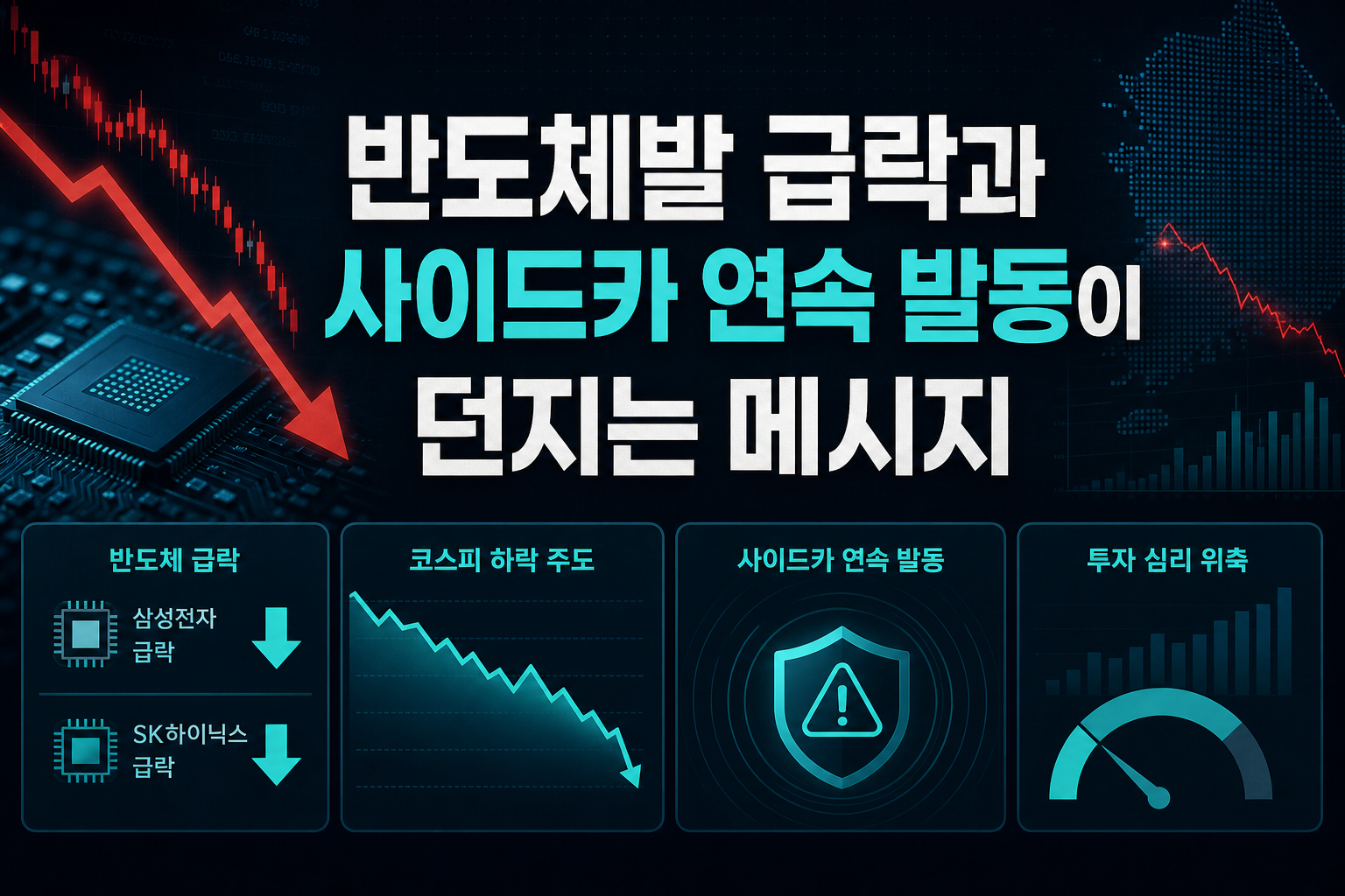 반도체발 급락과 사이드카 연속 발동이 던지는 메시지