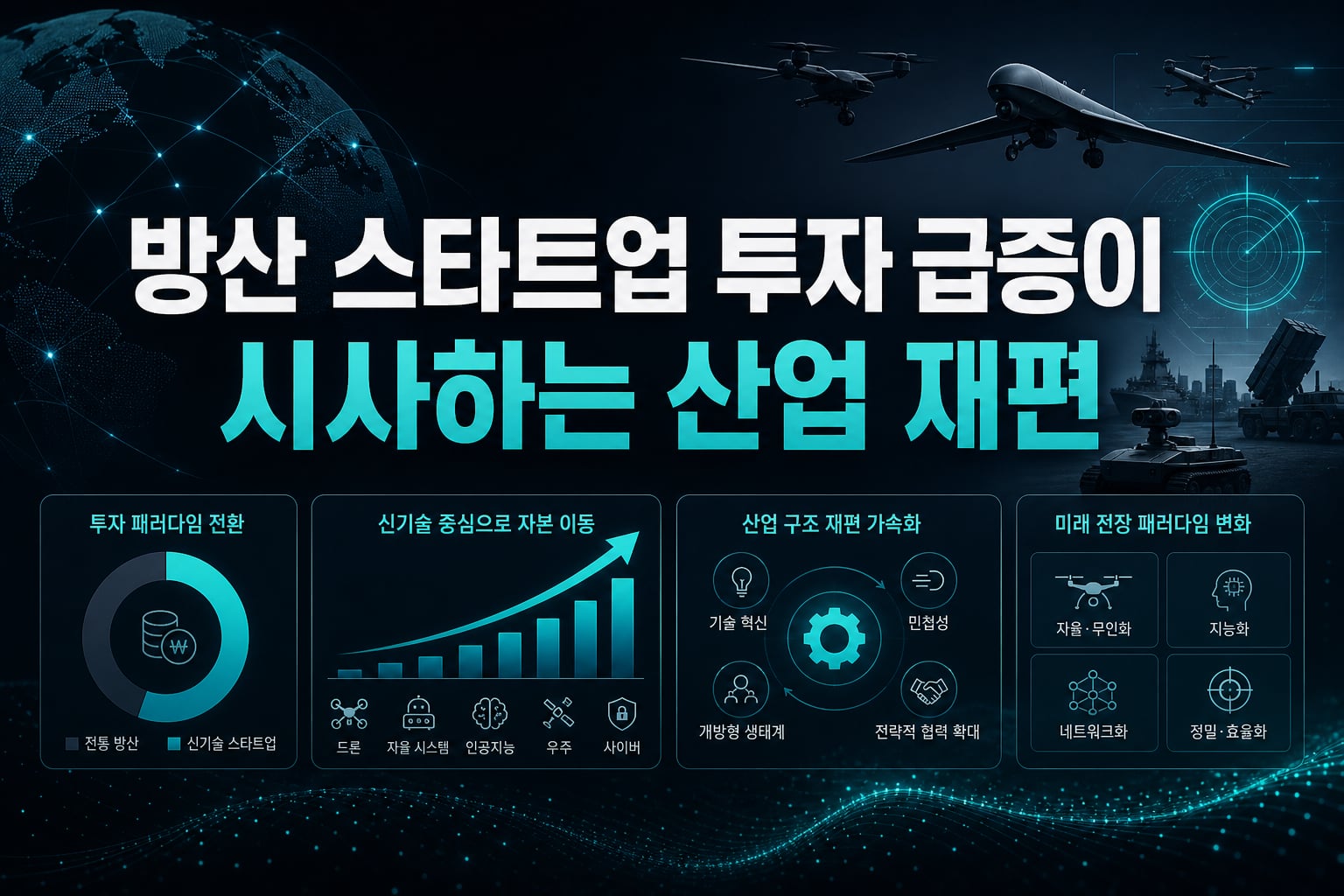방산 스타트업 투자 급증이 시사하는 산업 재편