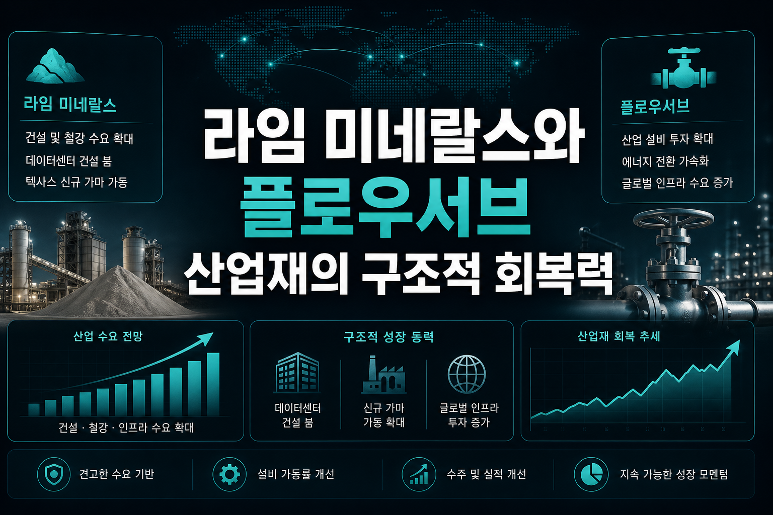 라임&미네랄스와 플로우서브, 산업재의 구조적 회복력