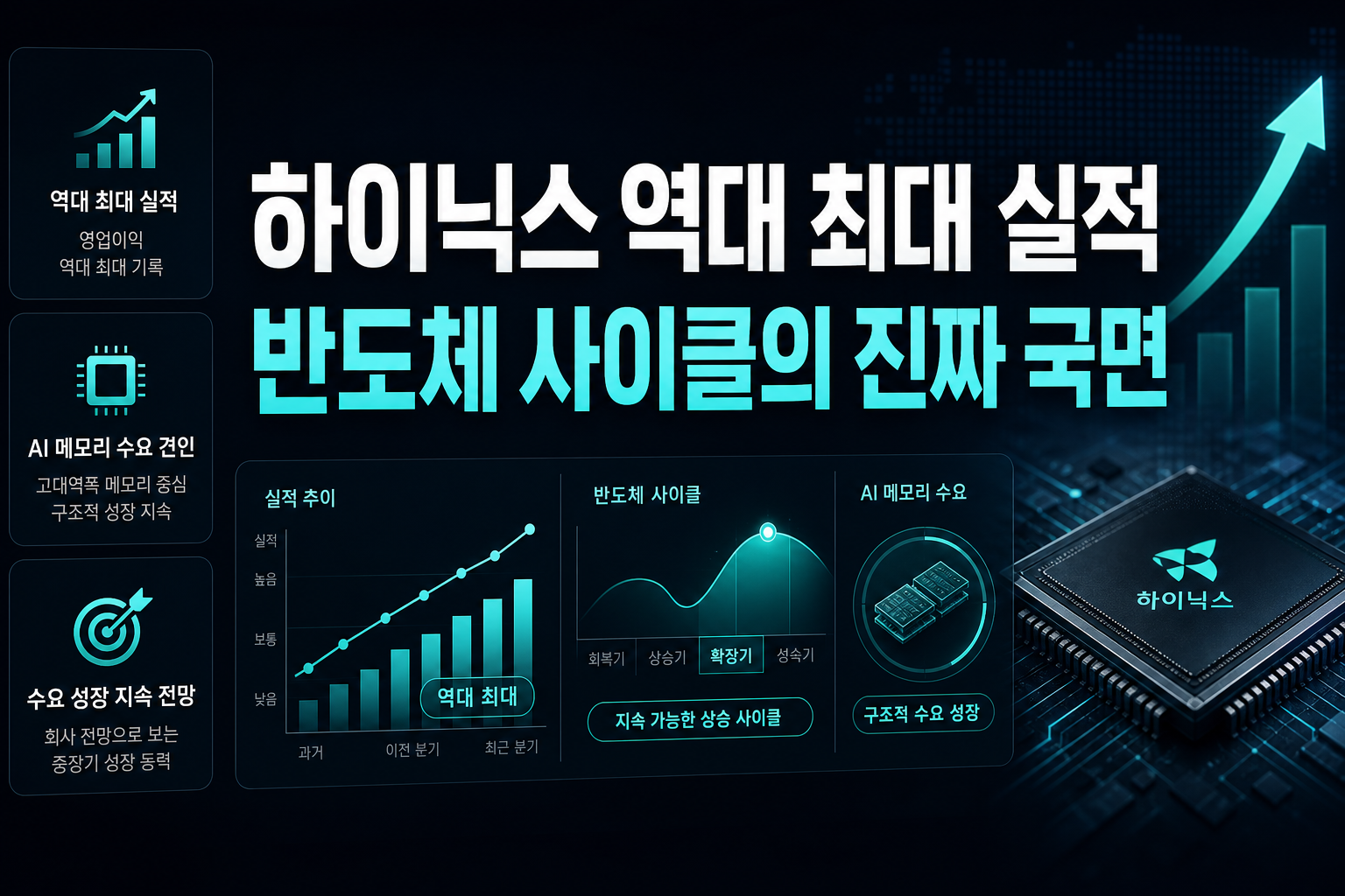 SK하이닉스 역대 최대 실적, 반도체 사이클의 진짜 국면