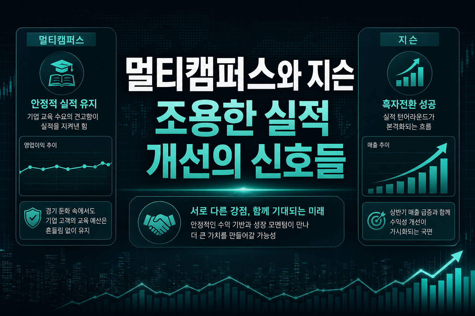 멀티캠퍼스와 지슨, 조용한 실적 개선의 신호들