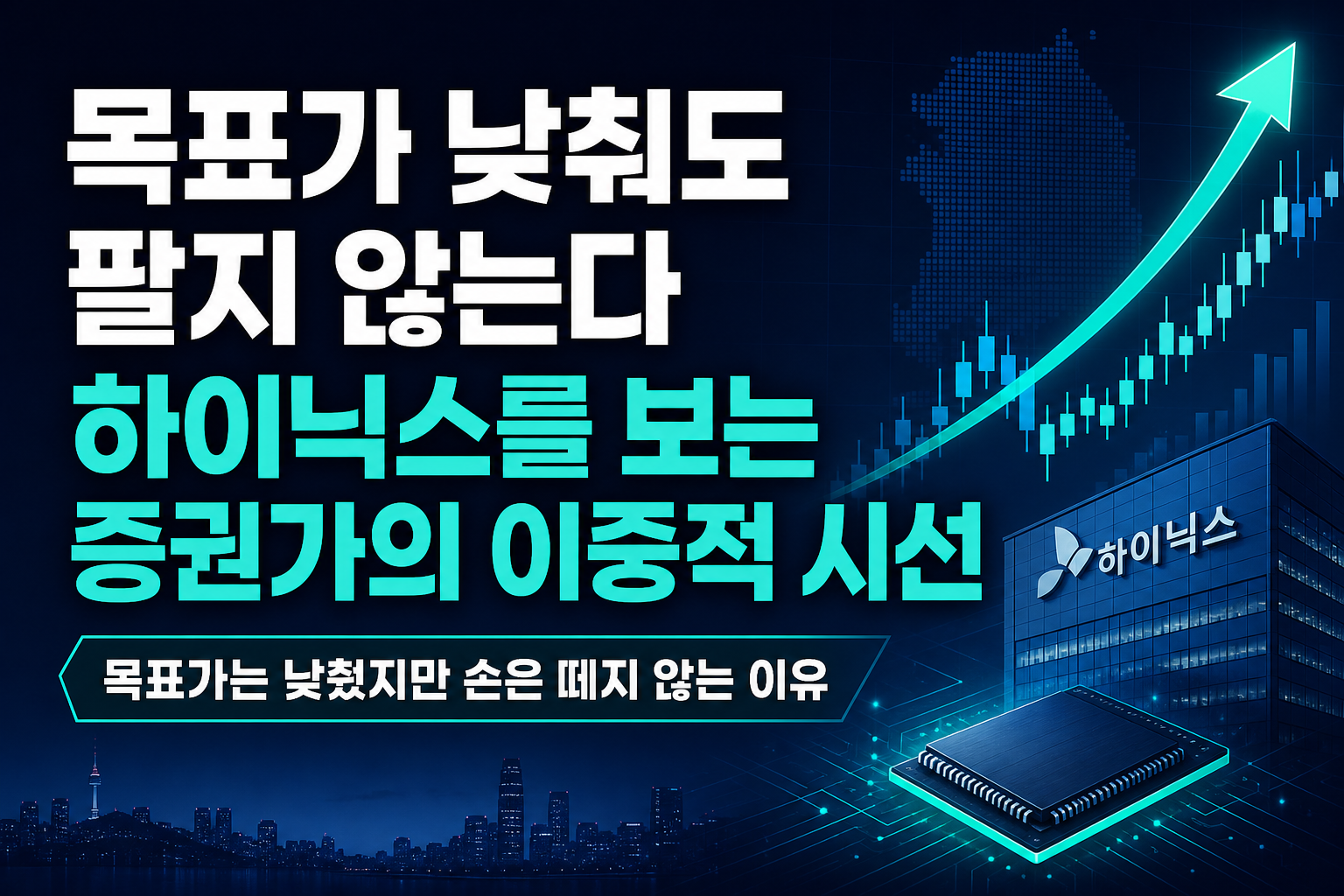 목표가 낮춰도 팔지 않는다, SK하이닉스를 보는 증권가의 이중적 시선
