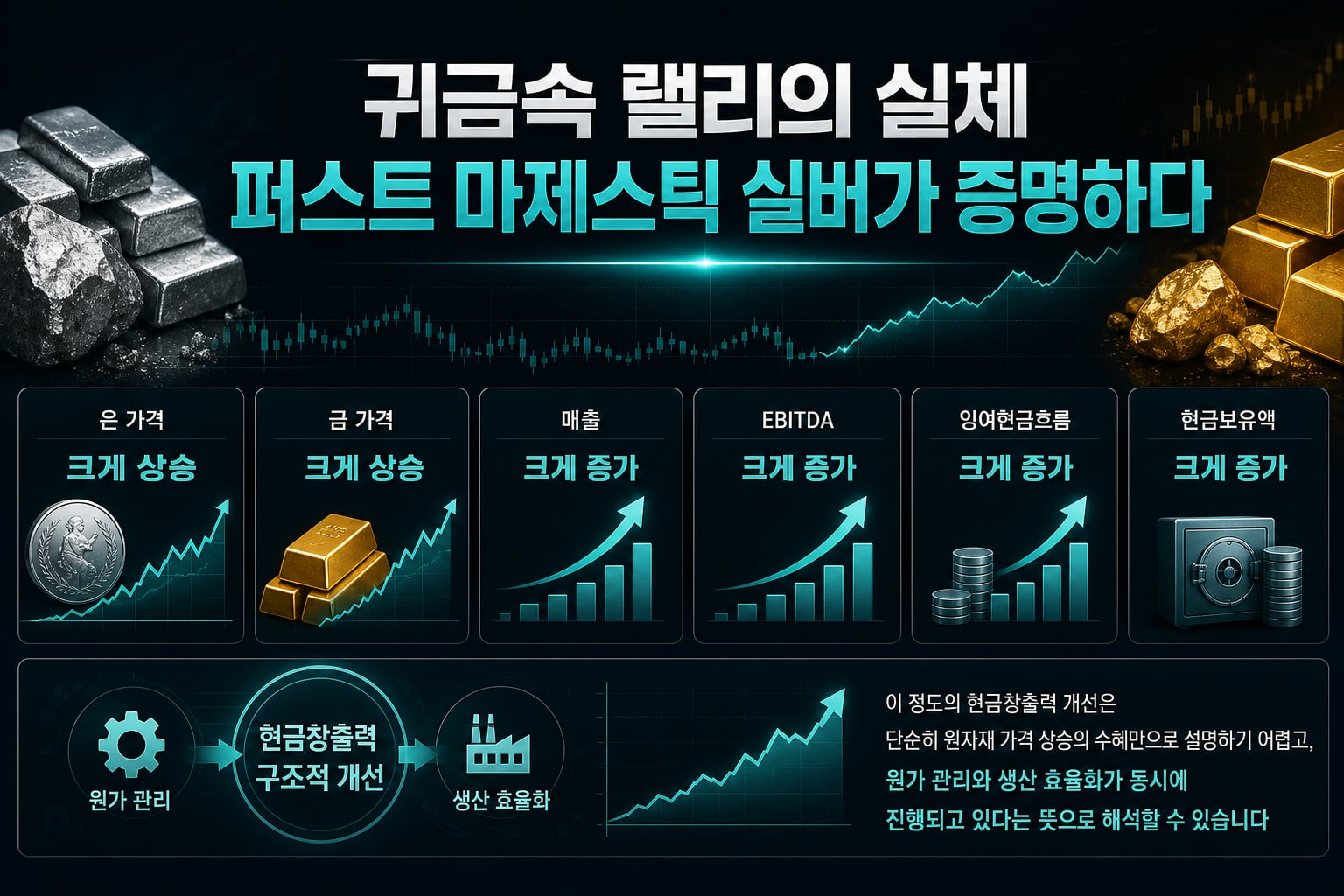 귀금속 랠리의 실체, 퍼스트 마제스틱 실버가 증명하다
