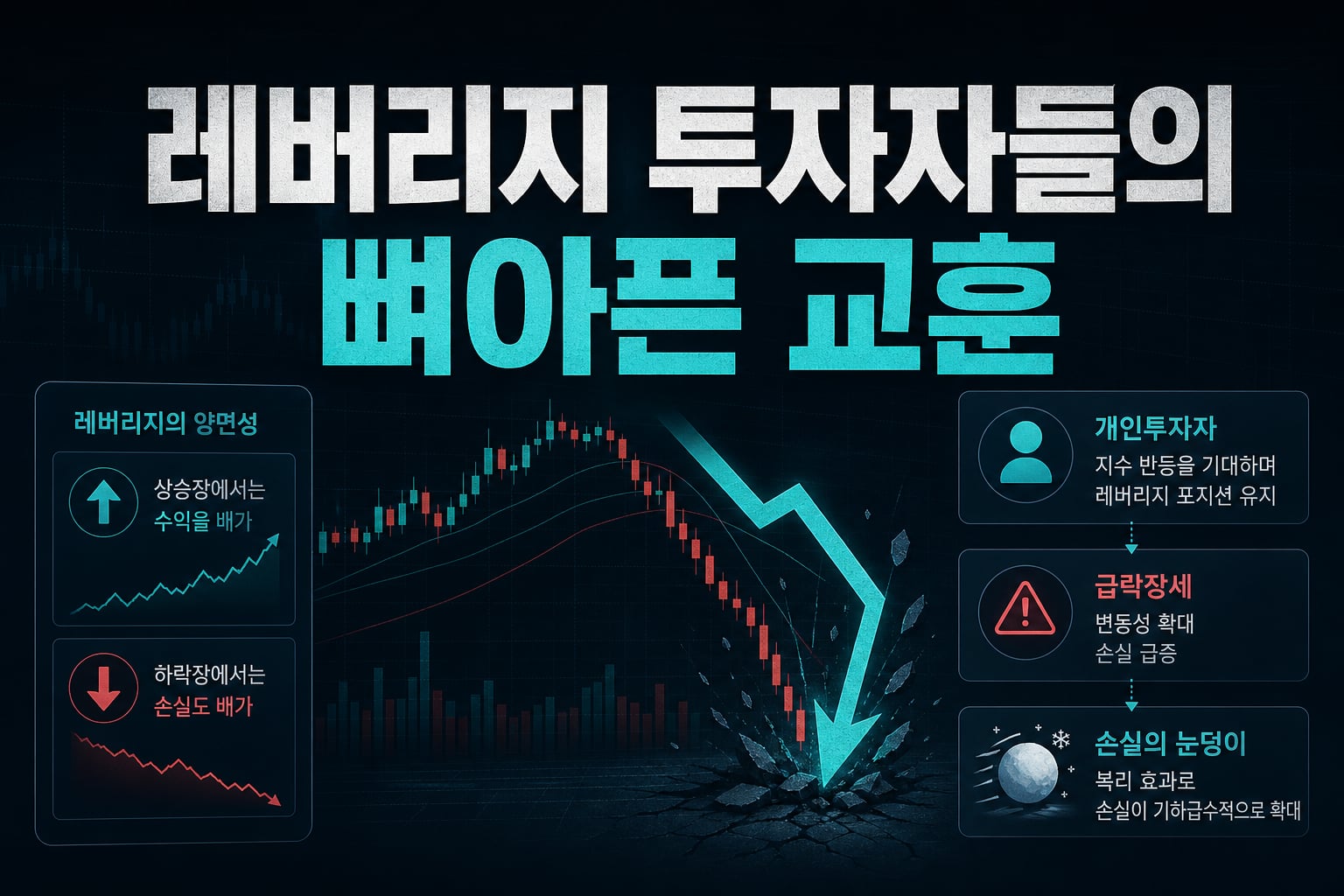 레버리지 투자자들의 뼈아픈 교훈