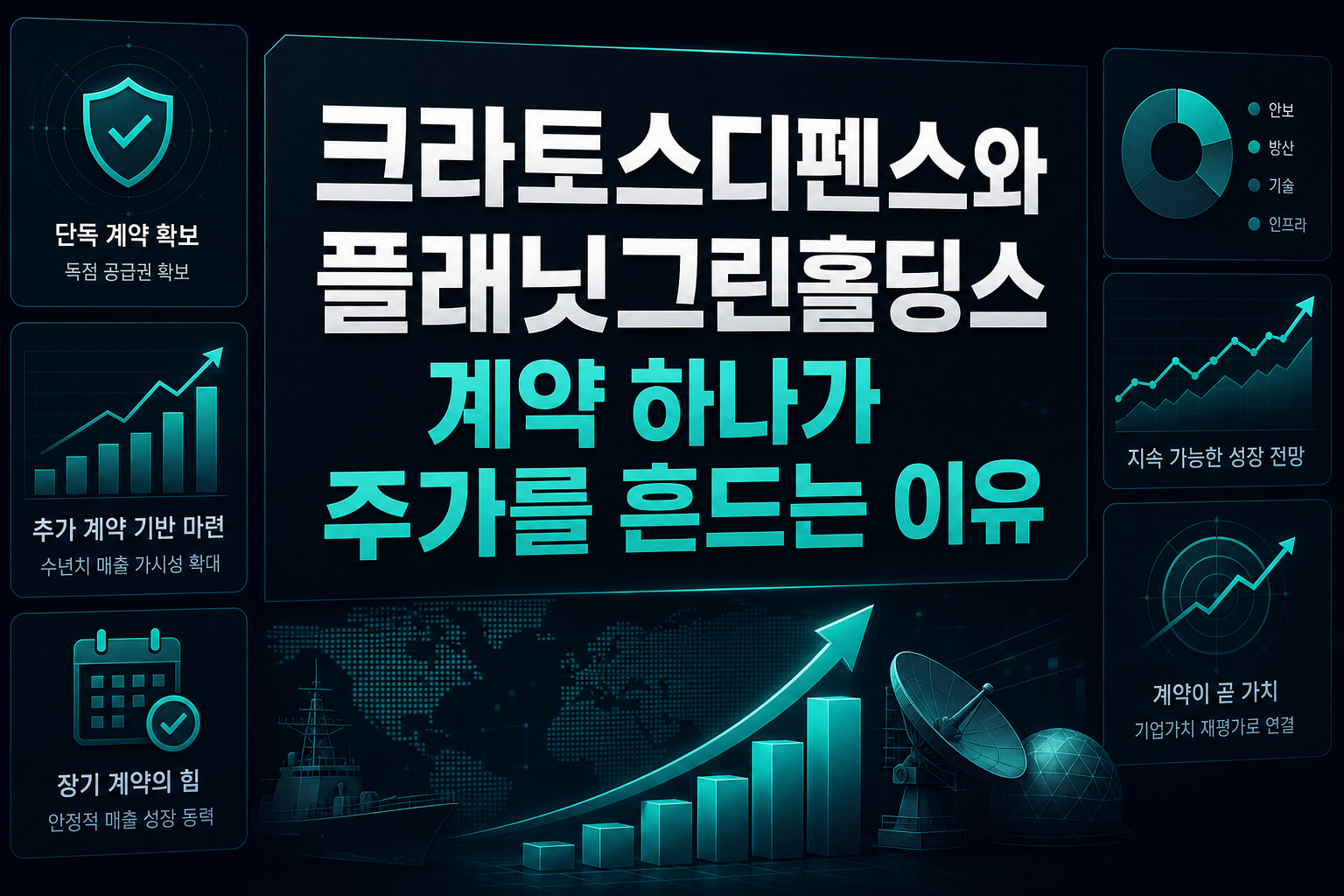 크라토스디펜스와 플래닛그린홀딩스, 계약 하나가 주가를 흔드는 이유