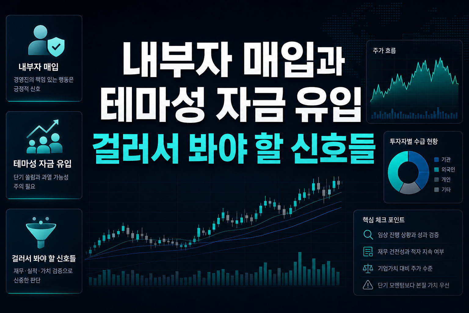 내부자 매입과 테마성 자금 유입, 걸러서 봐야 할 신호들