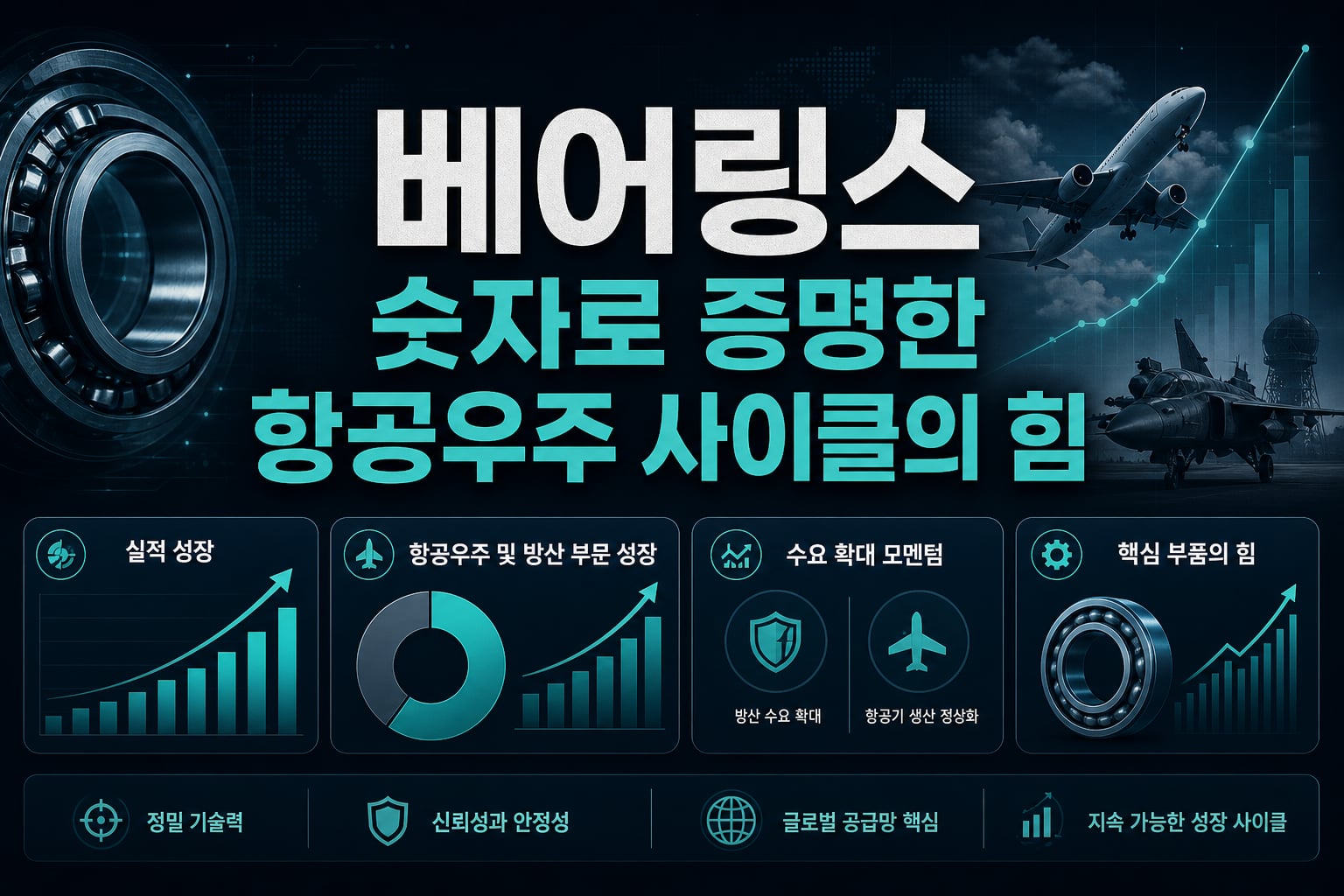 RBC 베어링스, 숫자로 증명한 항공우주 사이클의 힘