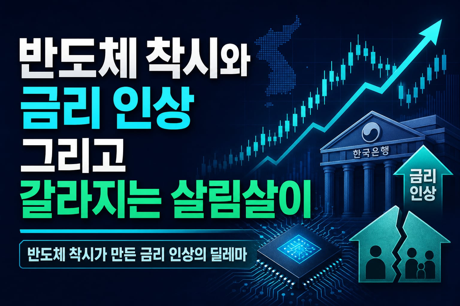 반도체 착시와 금리 인상, 그리고 갈라지는 살림살이