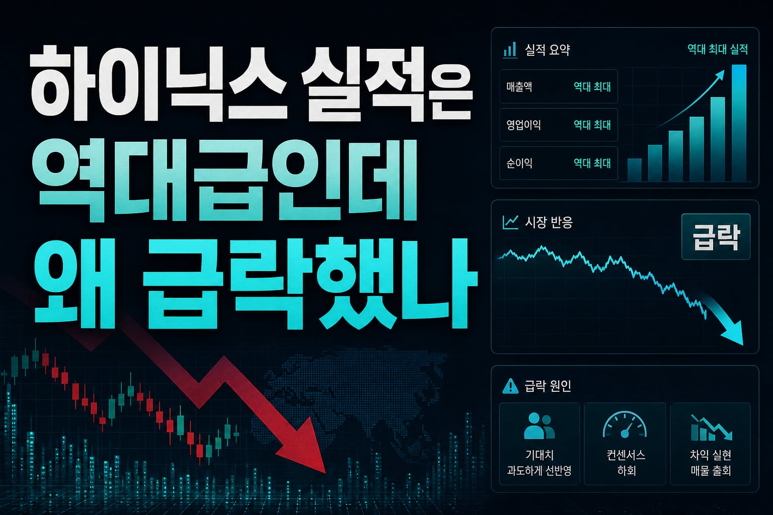 SK하이닉스, 실적은 역대급인데 왜 급락했나