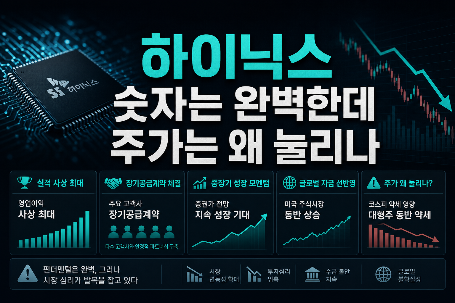 SK하이닉스, 숫자는 완벽한데 주가는 왜 눌리나
