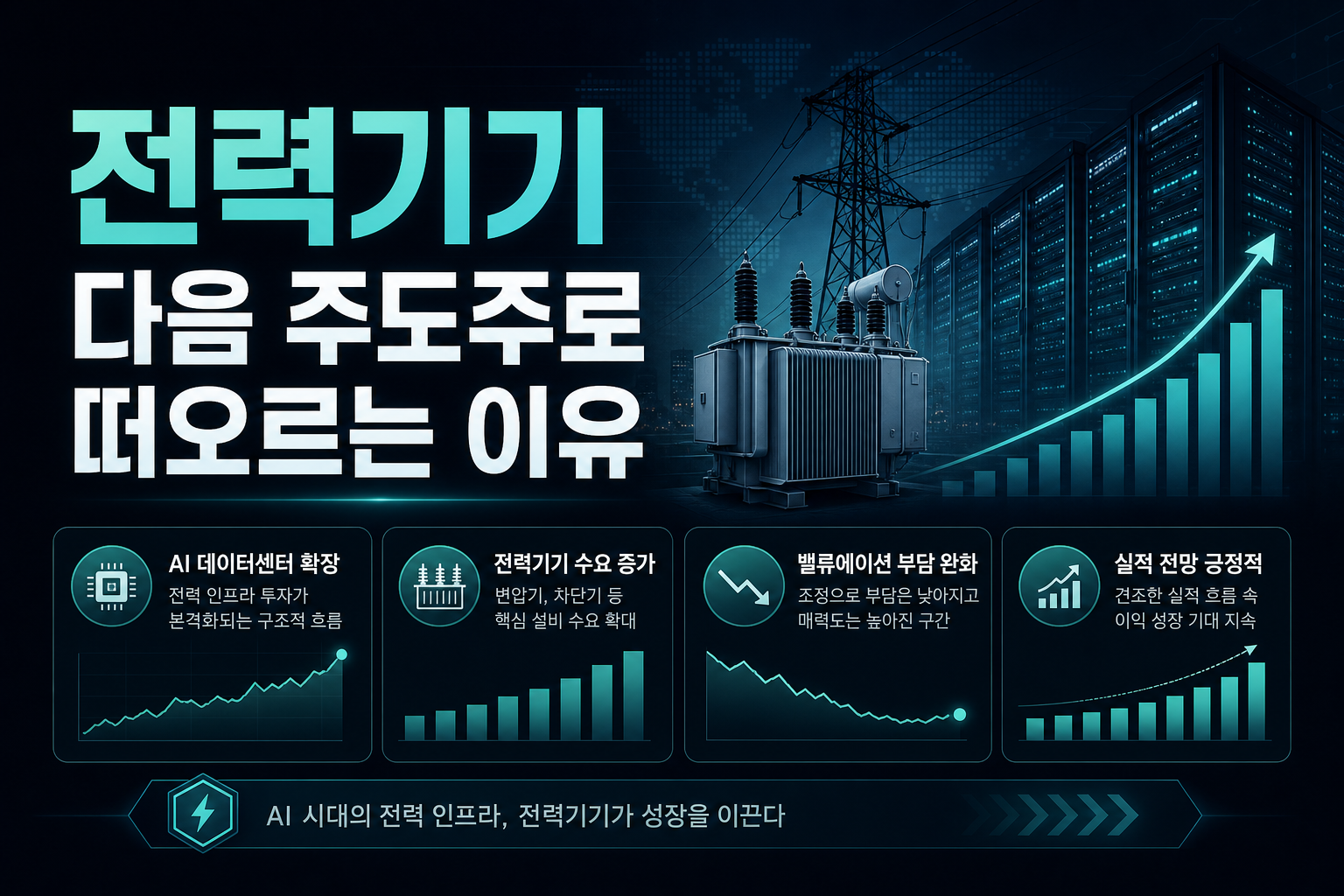전력기기, AI 다음 주도주로 떠오르는 이유