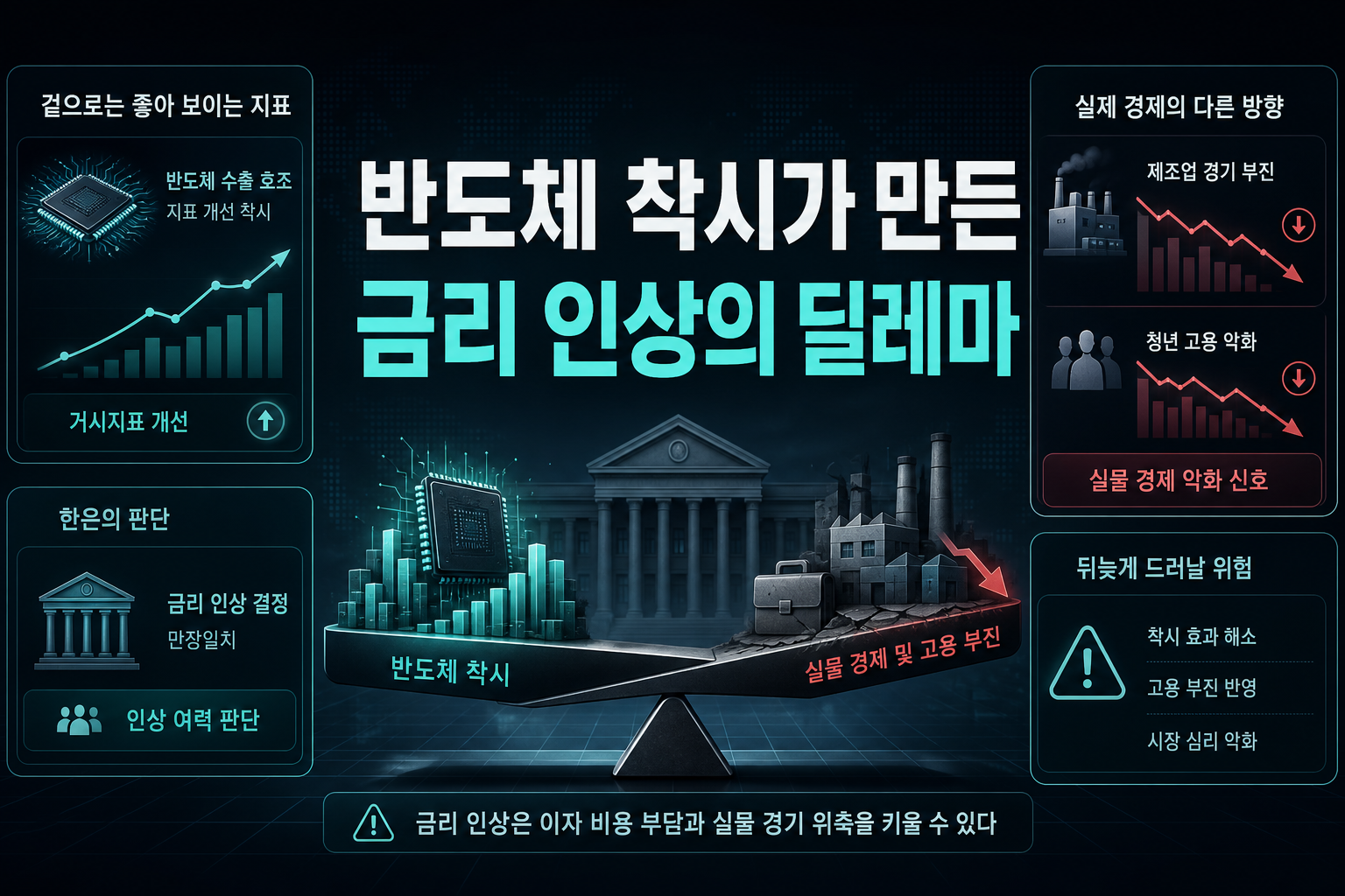 반도체 착시가 만든 금리 인상의 딜레마