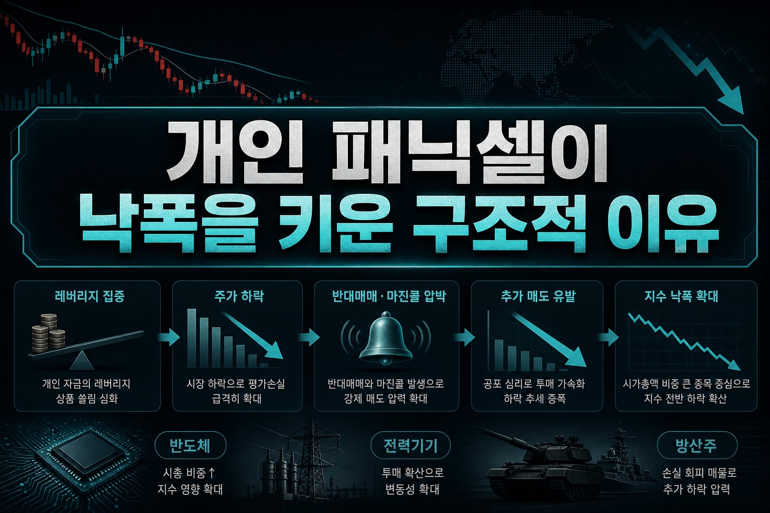 개인 패닉셀이 낙폭을 키운 구조적 이유