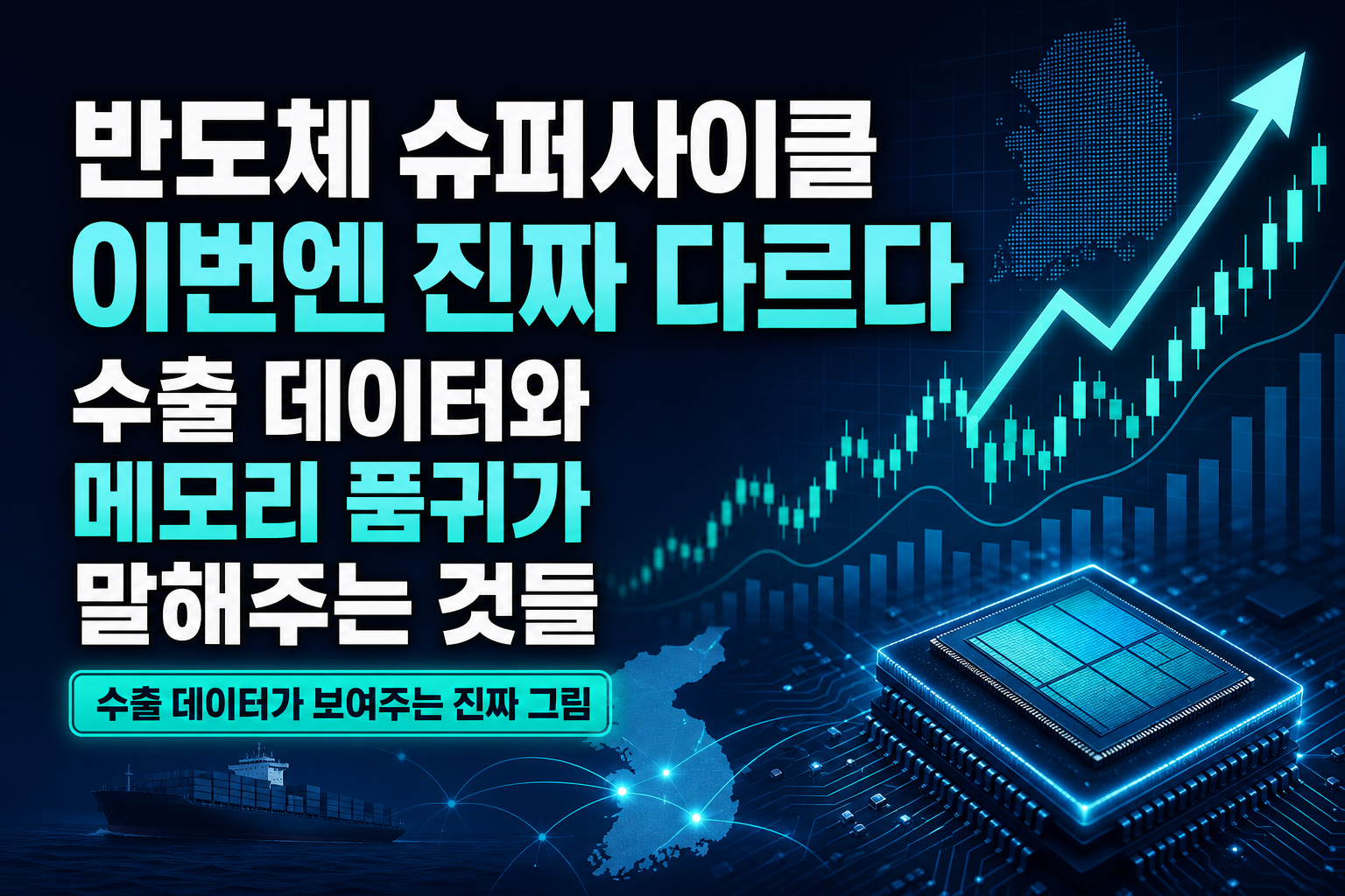 반도체 슈퍼사이클, 이번엔 진짜 다르다 - 수출 데이터와 메모리 품귀가 말해주는 것들