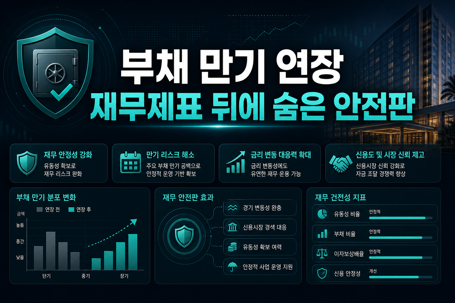 부채 만기 연장, 재무제표 뒤에 숨은 안전판