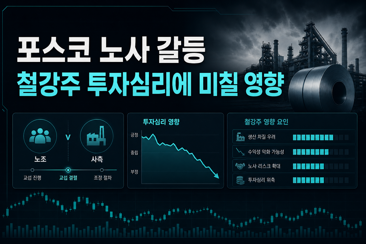 포스코 노사 갈등, 철강주 투자심리에 미칠 영향