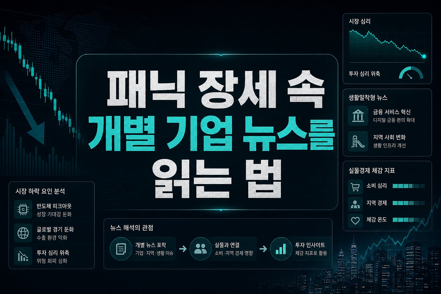 패닉 장세 속 개별 기업 뉴스를 읽는 법