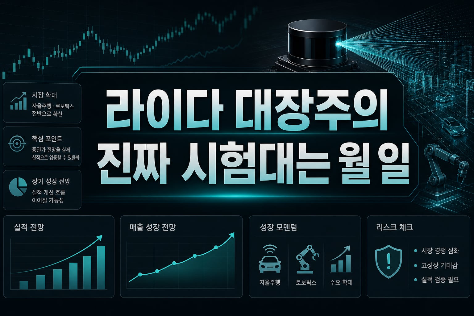 라이다 대장주의 진짜 시험대는 8월 18일