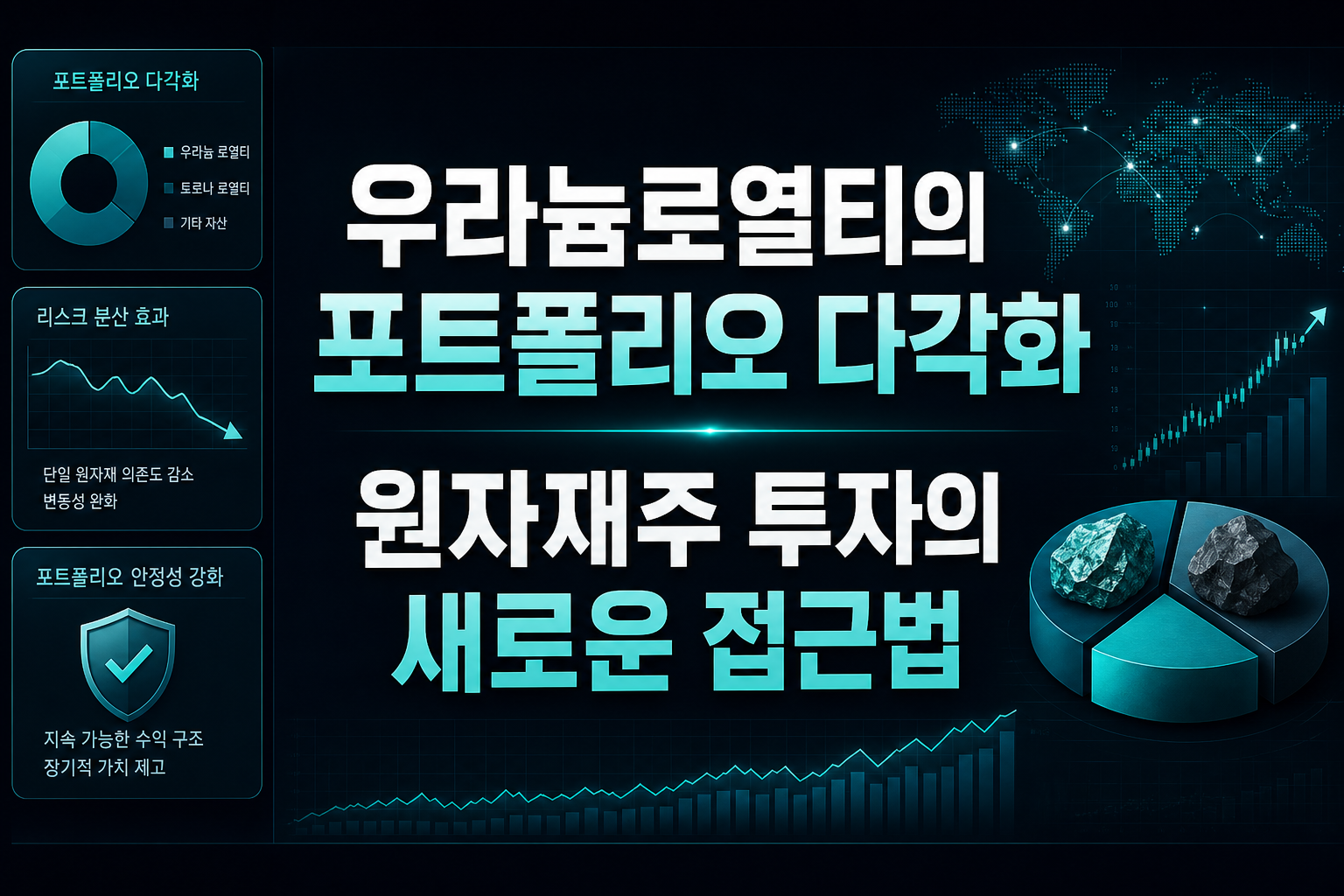 우라늄로열티의 포트폴리오 다각화, 원자재주 투자의 새로운 접근법