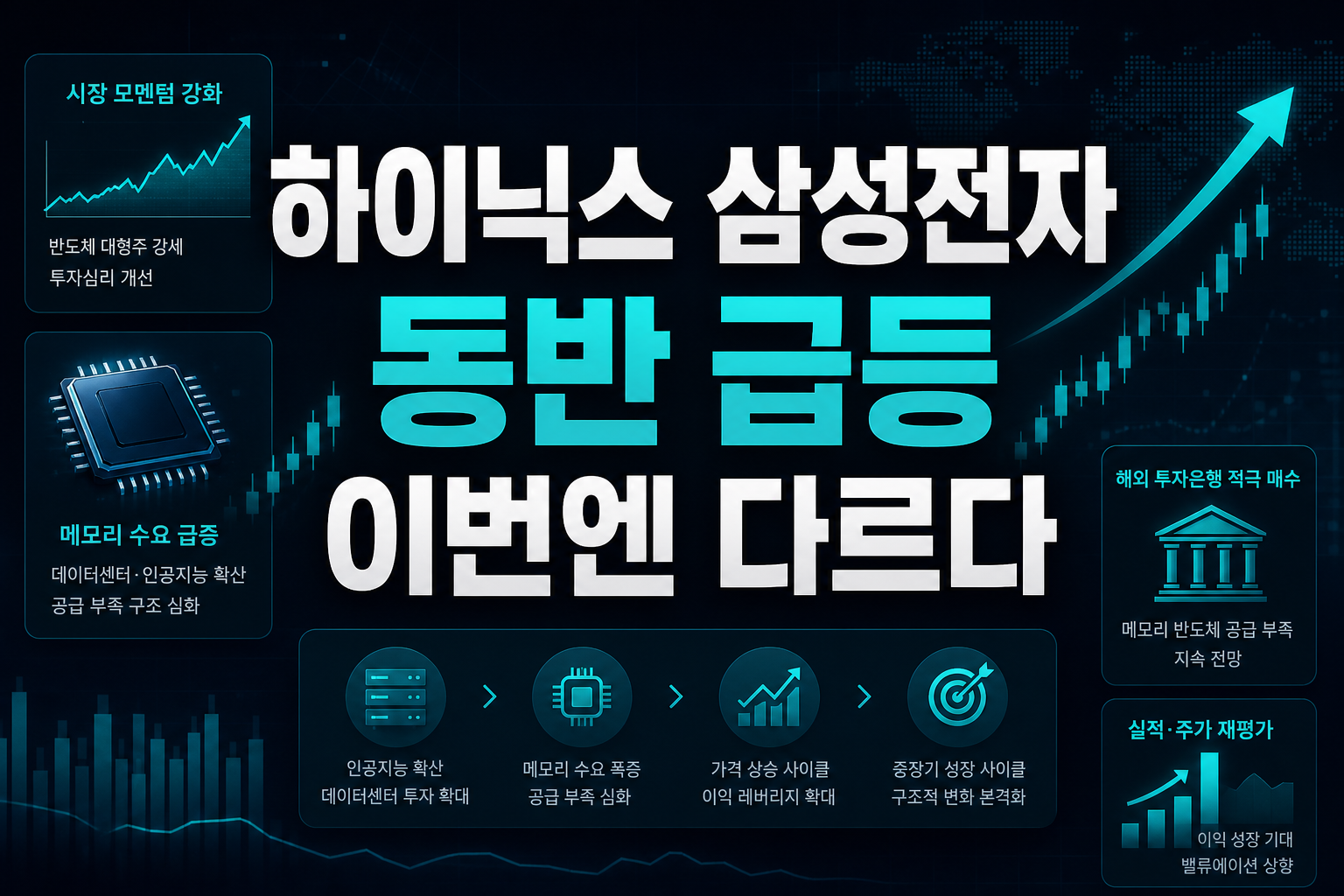SK하이닉스·삼성전자 동반 급등, 이번엔 다르다